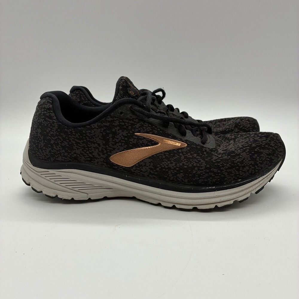 Brooks Anthem 2 Mens 9.5 Black Bronze Knit Running Shoes DNA Pre Owned